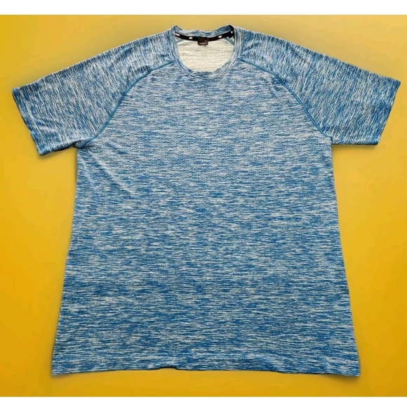 Men's Blue Heathered Shirt - Picture 1 of 4